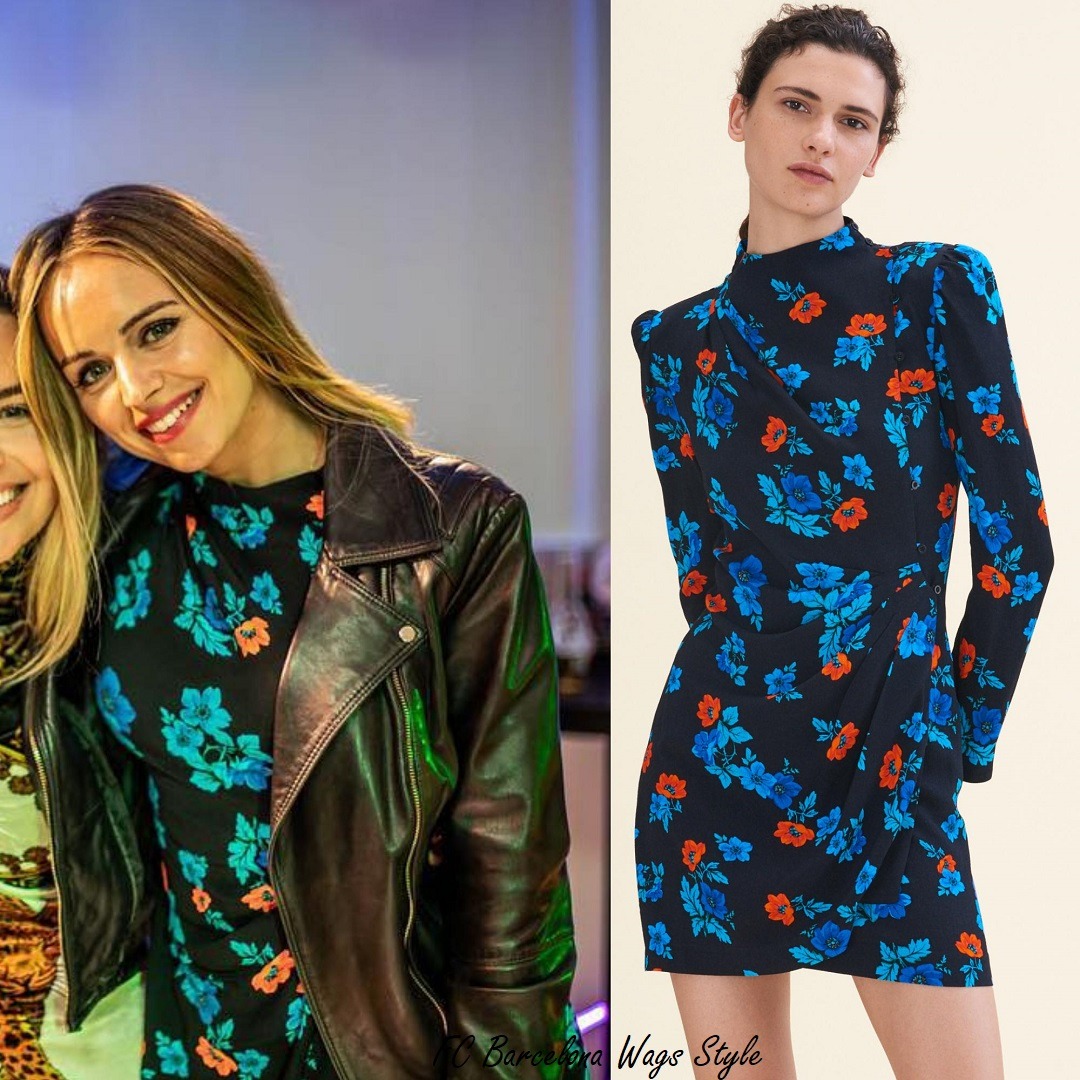 FC Barcelona WAGS Style — Elena wore an H&M Friends sweater (€19.99) with  a