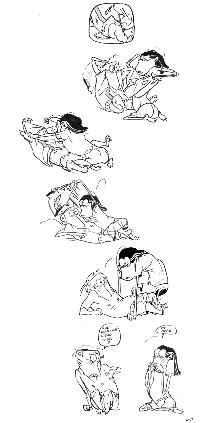 Edd x Eddy slash fanart by Rebecca Sugar. (Source at Livejournal, but it  got deleted) – @pan-pizza on Tumblr