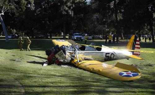 Sex breakingnews:Actor Harrison Ford injured pictures