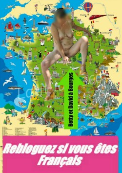 fandecambrure: hardsexe81:   cocufieur12:   polber31:   bolitar17:  davidbetty18:  davidbetty18:  Rebloguez si vous êtes Français. Betty et David à Bourges dans le Cher  (18). Bises Betty 