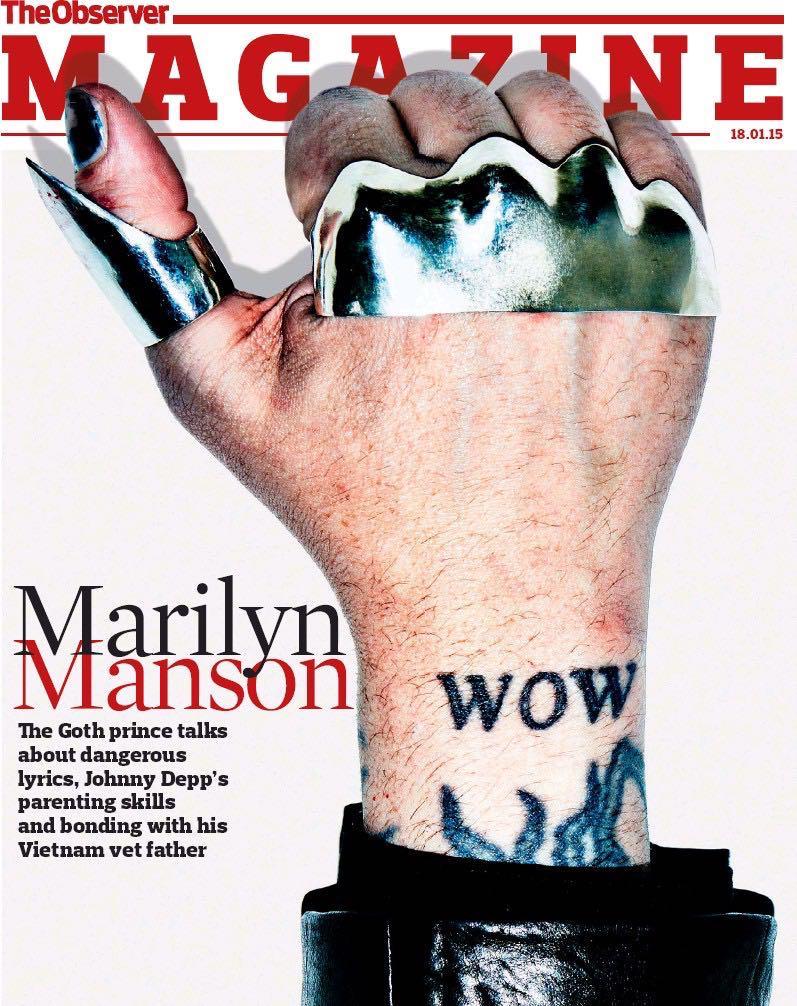 tokyo-fashion:  Marilyn Manson wearing accessories by the underground Japanese dentist-turned-designer