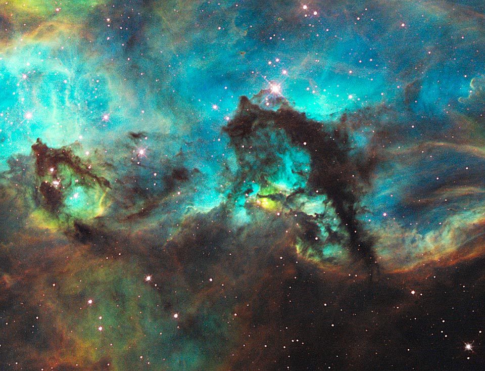 into-theuniverse:  Seahorse Nebula in the Large Magellanic Cloud 
