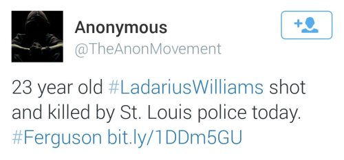 nashvillesocommittee:23 year old Ladarius Williams shot and killed by STL police officer who had sho