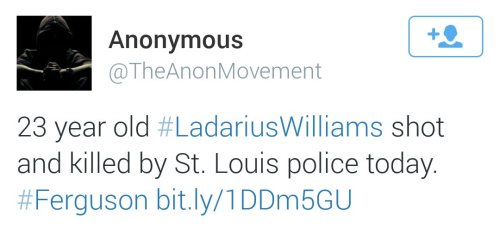 smidgetz:datlyfetho:nashvillesocommittee:23 year old Ladarius Williams shit and killed by STL police officer who had shot him a few years earlier.   What really  That’s horrifying.