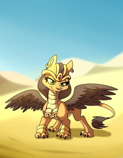 by lonbluewolf A cute sphinx!!!