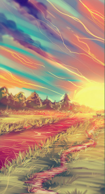 awesomedigitalart:  Sunny day by ryky