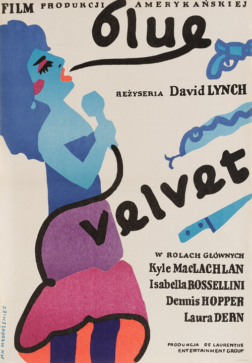 Jan Młodożeniec Blue Velvet Printed: 1987 Size: 98x67,5cm