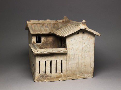 Burial model of a houseGuangdong province (place of creation)Han Dynasty (c. 206 BC - AD 220)earthen