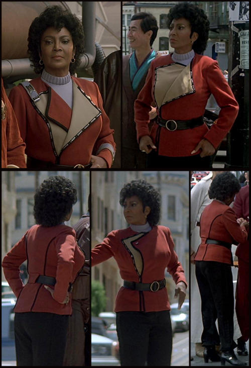 Uhura in her Starfleet uniform (Late 2270s to 2290s)  [ &ldquo;Star Trek IV: The Voyage Hom