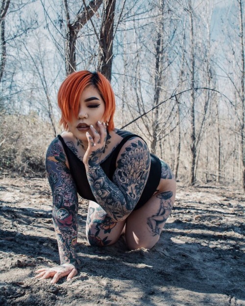 Where you movin&rsquo;? I said onto better things @joshhwhaa #girlswithtattoos #inkedgirls #suic