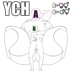 YCH auction - Size Difference  Go here to bid  