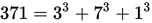 153 - A Narcissistic Number