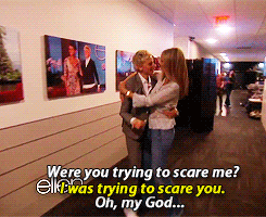  “It looked like you were running from a spider.” 