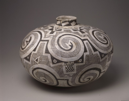 slam-african: Vessel with Painted Motifs (olla), Ancestral Puebloan, c.1100–1250, Saint Louis Art Mu