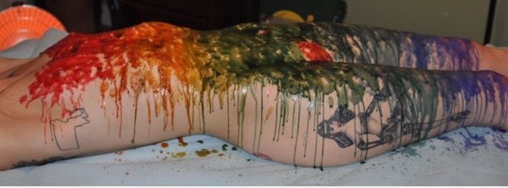larkkitten:  The beauty of wax play 