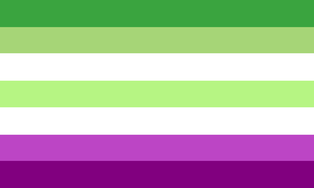 Imoga Agender Flag With Aspec Flag Colors By Aromagni