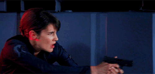 buckyssteves: gif meme: @chiefkarenvick asked maria hill + weapons