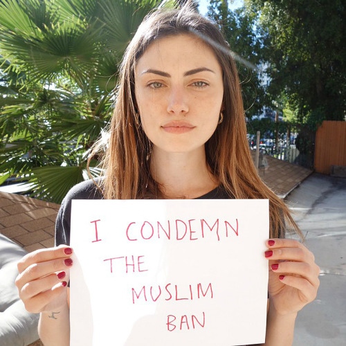 beautorigine:I condemn the Muslim ban. I am Australian, I would never have the life I have now if I 