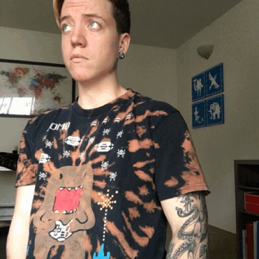 boyhood1994: Tricked out some old black t-shirts!!