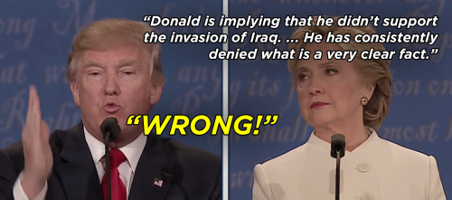 mediamattersforamerica: No, Donald Trump is wrong. At the debate, he repeatedly interrupted Hillary 