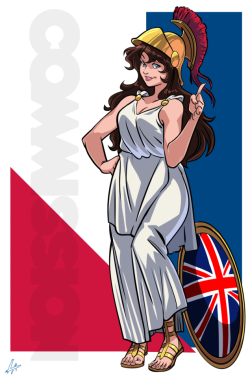 liefeldianabomination: Commission : Britannia  &gt;&gt;More commission info and samples can be found here&lt;&lt;     