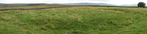 Yarnbury Henge, Grassington, Yorkshire Dales, 12.8.16. This Neolithic henge possesses a very distinc