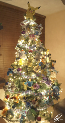 touko-meteor:  pokerole-project:  ivilith:  Just my pokemon tree  :D  Starting holiday Season!  Expect awesome news really soon!  omfg gimme all those plushies &lt;3   I wanna tree like this