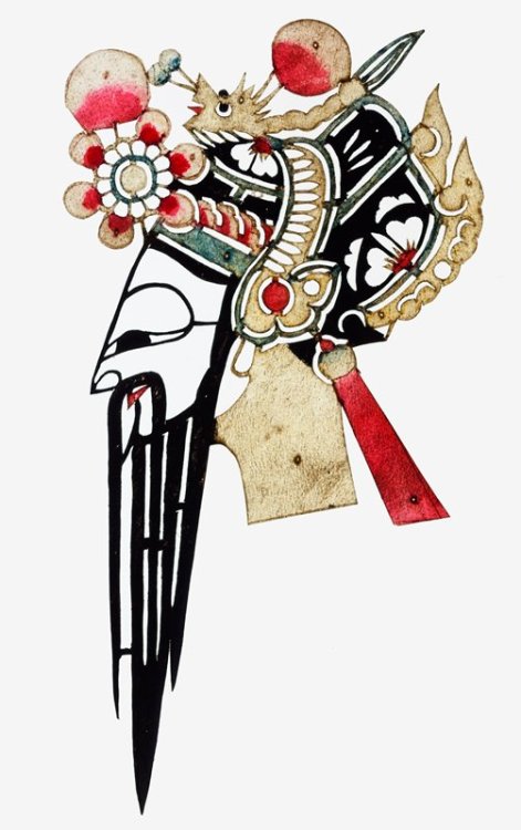 mia-asian-art: Shadow Puppet Head, 20th century, Minneapolis Institute of Art: Chinese, South and So