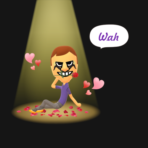 veroniquemagique:I literally made a Waluigi mii just for this