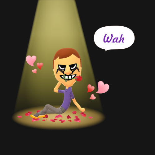 veroniquemagique: I literally made a Waluigi mii just for this