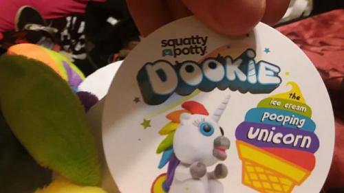 Bf made my cute unicorn into a monster. XD