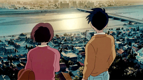 jamiefoxpickle: Whisper of the Heart (ft. Seiseki-Sakuragaoka neighborhood) - GIF Headers for Mobile