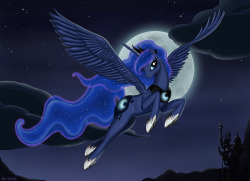 theponyartcollection:  Luna - Princess of