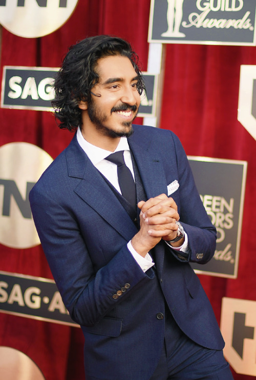 awardseason:Dev Patel attends The 23rd Annual Screen Actors Guild Awards at The Shrine Auditorium on