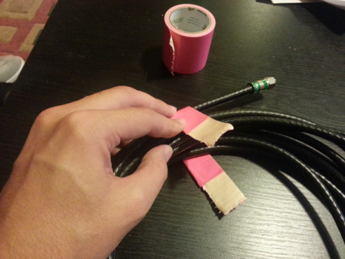 Step by Step: Use Duck Tape to wrap your cords and cables without leaving them sticky.Feel free to c