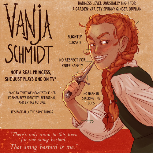 Meet Vanja, everyone! She is not to be trusted!!! Look at her, she doesn’t even respect knife safety