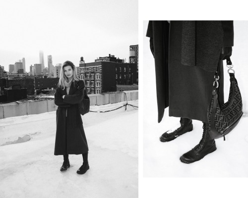 xhesikaberberi: #street-style #nyc  #xhesikaberberi #winter #fashion #blogger #fendi #drmartins #man