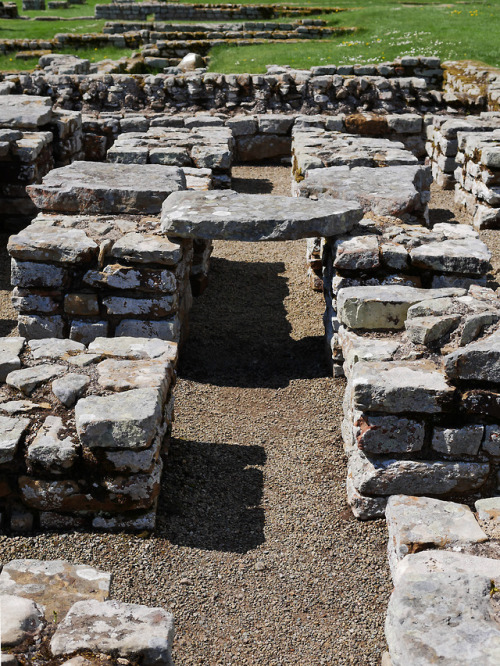 Commanding Officer’s House, Hypocaust and Strong Room at Chesters Roman Fort, Hadrian’s 