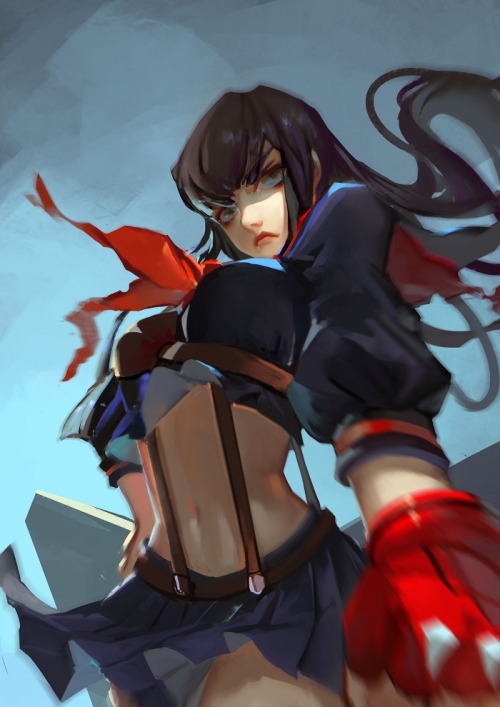 queen-and-savior-satsuki-kiryuin:  Artist: 饼饼Art: ✂ 