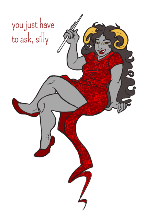 temporaldecay: squigglehaunt: I love Distrait!Aradia so much I had to pause halfway through the late