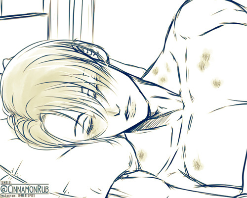 cinnamonrub:    💙 Quick Victuuri doodles coz I’ve just recovered from flu! /o/