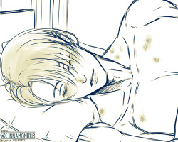 cinnamonrub:    💙 Quick Victuuri doodles coz I’ve just recovered from flu! /o/ I might include this plus the “night before” scene in my Victuuri doujin which I plan to sell next month at Komikon (I can make it alive, right?). In the meantime,