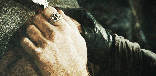 boromirs:The Ring of Barahir:Given to Barahir by the Elven lord Finrod as a gift of thanks for savin