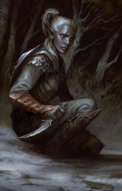 adedrizils-shrine:                   Drow 2 - Forgotten Realms by Fesbraa  