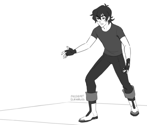 pussycat-scribbles: Shiro is very proud of himself and Lance laughs so hard he nearly passes out.