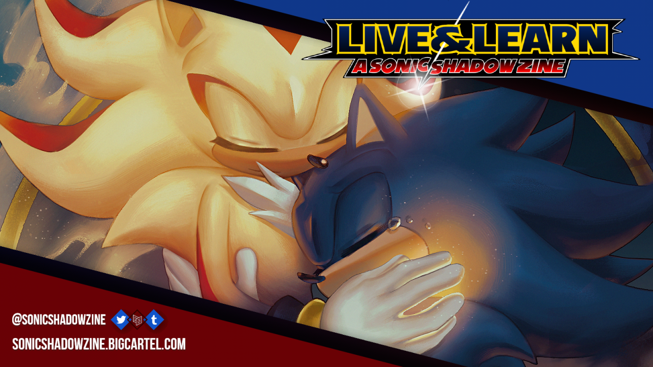 sonic the hedgehog and shadow the hedgehog (sonic) drawn by spacecolonie