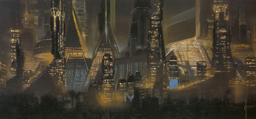 archatlas:  Blade Runner Concept Art   Syd Mead 