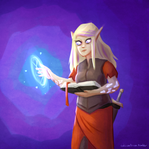 Last RPG character of the bunch. A WIZARDLY SORT???