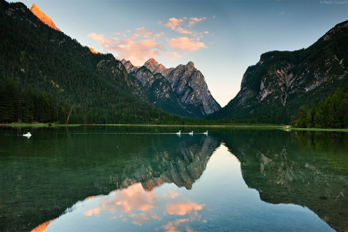 brutalgeneration:  Lago di Dobbiaco/Toblacher see (by Corsaro078) 