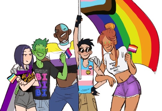 Teen Titans Lesbian